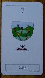 7Cups 7 of Cups from the Reverie Tarot