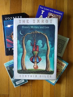 Tarot Tarot book and decks.