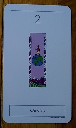 2Wands The Two of Wands from the Reverie Tarot